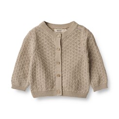 Wheat Knit Cardigan Magnella - Soft beige